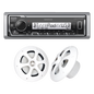 Kit de estéreo con Bluetooth KMR-M332BT |  más Par de bocinas KFC-1613MRW