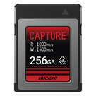 Memoria CFexpress Tipo B / 256 GB / Lectura 1800 MB/s / Escritura 1400 MB/s / PCIe Gen 3×2 / 8K RAW / -10 °C a 70 °C