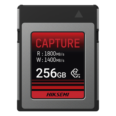 Memoria CFexpress Tipo B / 256 GB / 1800 MB/s Lectura / 1400 MB/s Escritura / Video 8K / PCIe Gen 3×2