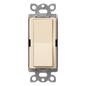Interruptor unipolar de paleta 15 A, 120-277 V, para iluminación y motores, línea Diva