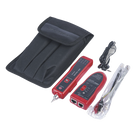 Detector de Cable con Generador de Tonos / Alcance 3 km (9,842 ft) / Prueba Continuidad y Configuración / Batería 9V DC