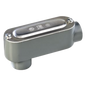 Caja oval roscada tipo LB de 1 1/2\" (38.1mm) incluye tapa y tornillos.