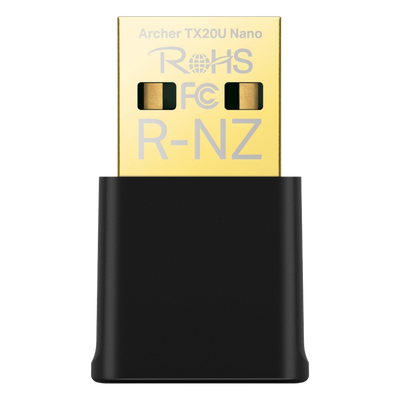 Mini Adaptador USB inalámbrico doble banda AC 600 Mbps, antena onmidireccional.