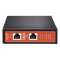 Inyector PoE Industrial / DC entrada 12-57V / PoE salida de Hasta 90W / Carcasa de Metal / Riel DIN / Aplicaciones CCTV