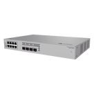 Switch Administrable Capa 2 / 8 Puertos PoE+ Gigabit / 2 SFP 1G + 2 SFP+ 10G / PoE Perpetuo / 128 W / 66 Gbps / 49 Mpps / Sin Ventilador / 3.43 kg / 1.52 ft x 1.05 ft x 0.69 ft