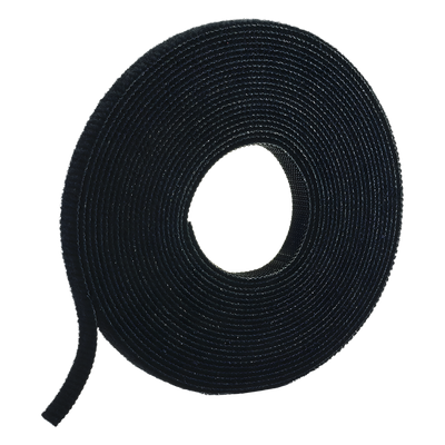 Rollo de Cinta de Contacto, de 75 Pies (22.9m) de Largo, 19.1 mm de Ancho, Color Negro