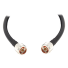 Jumper Coaxial / 3 m (9.84 ft) / Conectores N-Macho / RG-8/U LP400 / 50 Ω