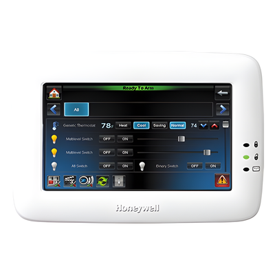 Teclado táctil de 7 pulgadas con control de automatización Z-Wave para paneles VISTA