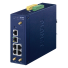 Gateway Industrial LoRaWAN / 5 Puertos 10/100/1000T / 300 Nodos / EU868 US915 AS923 / -45 a 75°C / RS485 Modbus