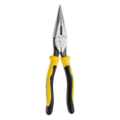 Pinzas de Punta Cónica con Corte Lateral / 8.37 Pulgadas (213 mm) / Cabeza Delgada 1.05 Pulgadas (27 mm) / Mandíbulas Estriadas / Tope Anti-Deslizante