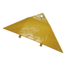 Bisel Final para Picos Ponchallantas / Acero Amarillo / 225 x 480 x 45 mm / 0.74 x 1.57 x 0.15 ft