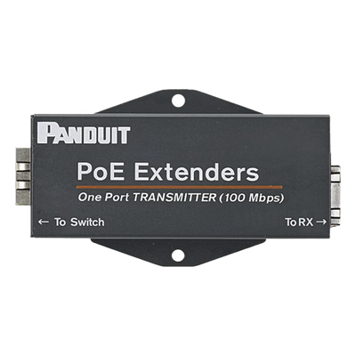 Transmisor PoE/PoE+ Para Uso con Receptor POEXRX1, Hasta 610 Metros (2000 ft) con Cable Cat5e o Cat6, 10/100Mbps