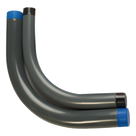 Codo Conduit Rígido / Aluminio 6063 / Recubrimiento PVC 40 mils / Uretano en Rosas / 3/4\" (19 mm) / IK09 / Anti-corrosivo