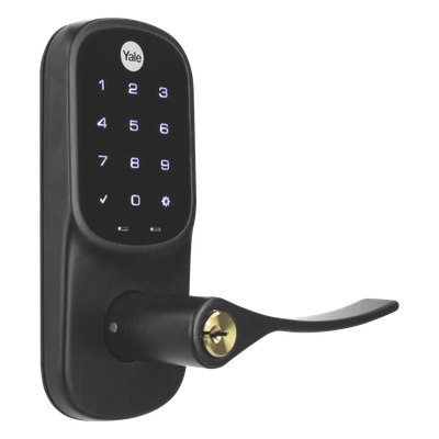 Cerradura  YRL226 con Teclado Táctil y Manija /Smarphone Control Opcional/ bronce Antiguo/ Para puertas de 35 mm a 45 mm de espesor.