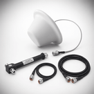 Kit Antena Omnidireccional Domo / Divisor de Potencia 2 Salidas / Jumpers Coaxiales 3 m (9.8 ft) y 15 m (49.2 ft) / Conectores N Macho
