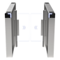 Torniquete Swing PREMIUM / Iluminación LED / 12,000,000 Ciclos MCBF / Incluye Lectores de Tarjeta y Panel de Acceso / 14 Pares de IR / Carril de 90 cms / Compatible con Reconocimiento Facial / Incl