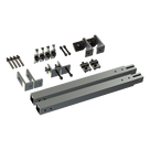 Caja de accesorios de aluminio anodizado / Arreglo 1x4 / Inclinación 20-45° / Resistencia viento 136 km/h / 21.3 kg