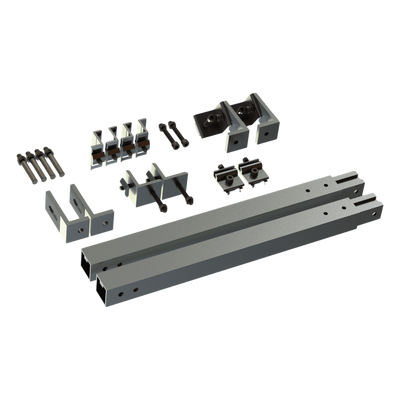 Caja de accesorios de aluminio  anodizado para montaje VEKTOR8R1M , arreglo 1X4 para techo