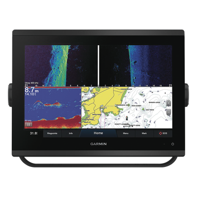 GPSMAP 1223xsv / Pantalla Táctil WXGA 12.1\" / Resolución 1280x800 / GPS-GLONASS-Galileo / Compatible con NMEA 2000 y 0183 / Sonda CHIRP Integrada / ClearVü y SideVü / IPX7 / Alimentación 10-32 Vdc