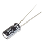 Capacitor Electrolítico de Aluminio, Radial de 47 µFd, 50 Vcc, 105 °C, 6.3 x 11 mm.
