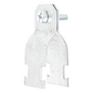 Abrazadera Unicanal para Conduit Pared Gruesa  y PVC de  1/2\" (13 mm).