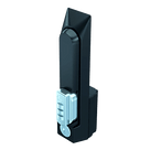 Chapa de Seguridad para Gabinete / Combinación de 3 Dígitos / Control Llave Maestra / Acero Texturizado Negro / 7.50 x 1.38 x 2.50 in