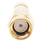Conector SMA Macho Inverso / Anillo Plegable / Cables RG-8/X, LMR-240, Belden 9258 / Cuerpo Bronce Oro / Aislante Teflón