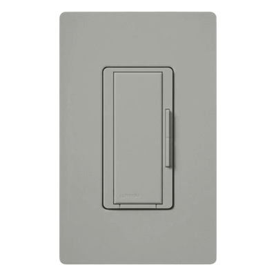 Atenuador remoto auxiliar de pared para control multiubicación, sistema RadioRA 2 Maestro RF, color gris