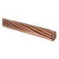 100 m / 1/0 AWG / Cable Eléctrico / Cobre Desnudo / Semiduro 7 Hilos