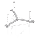 Brida de Sujeción para Retenida / Acero Galvanizado en Caliente / Compatible STZ90G / Norma NMX-H-004