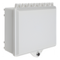 Gabinete de Policarbonato Blanco Súper Resistente, para Uso en Interior o Exterior, Cerradura con Llave
