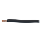 Cable Eléctrico 18 AWG Color Negro, Conductor de Cobre Suave Cableado. Aislamiento de PVC, Auto-Extinguible. Bobina de 100 Metros (328.08 Pies)