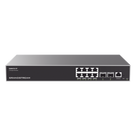 Switch Capa 3 PoE+ Administrable / 8 puertos Gigabit / 2 puertos SFP+ 10G / 120W / 394 pies