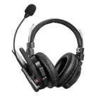 Intercomunicador Inalámbrico Binaural / Cancelación de Ruido IA / Rango 500 m (1640 ft) / Bluetooth 5.0 / Batería 1050 mAh / Resistente a Salpicaduras