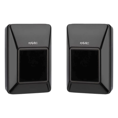 Fotocelda infrarroja XP30D (transmisor con receptor) / Alcance de hasta 30 metros / Uso en barreras y motores de acceso vehicular