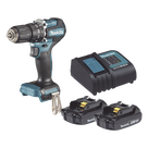 Taladro Rotomartillo Inalámbrico / 18V / 1,700 RPM / 40 N.m / Mandril 13 mm (1/2') / Motor Sin Escobillas / 2 Baterías 1.5 Ah