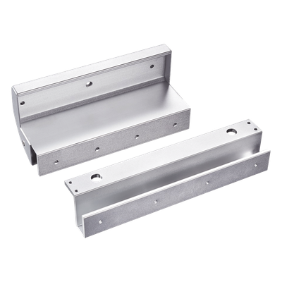 Montajes en U para puertas de Solo Cristal ( puerta y marco) para uso con Chapa Magnética MAG600NLED y MAG600NTLED