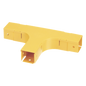Accesorio en T Horizontal, Con Ángulos a 90º, Para Canaletas FiberRunner™ 2X2, Color Amarillo