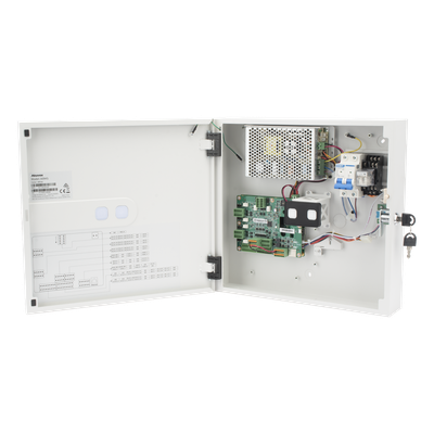Controlador de Acceso para 4 puertas / Administrable 100 % en la Nube / Compatible con Teclado Wiegand de Terceros / PIN para visitas desde la APP / Capacidad de batería de respaldo / Función de  A