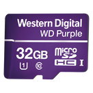 Memoria microSD de 32GB PURPLE, Especializada Para Videovigilancia, 10 VECES MAYOR DURACIÓN, 3 AÑOS DE GARANTIA