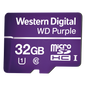 Memoria microSD de 32GB PURPLE, Especializada Para Videovigilancia, 10 VECES MAYOR DURACIÓN, 3 AÑOS DE GARANTIA