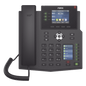 Teléfono IP Empresarial con Estándares Europeos, 12 lineas SIP con pantalla a color, 30 teclas DSS/BLF, puertos Gigabit, IPv6, Opus , PoE/DC
