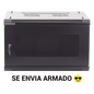 Gabinete PRECISION, Con Puerta de Cristal Templado, de 19in, 9UR, 450mm de Profundidad, Color Negro