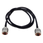 Jumper de 110 cm (43.31 Pulgadas) Fabricado con Cable RG-58U-SYS, Conectores N en Ambos Extremos.