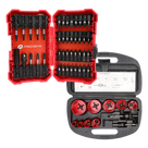 Kit de Herramientas / 13 Brocas Sierra Bimetálicas / 42 Puntas Intercambiables / Entrada Hexagonal 1/4' / Estuche Portátil