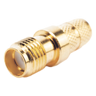 Conector RF / SMA Hembra Inverso / Anillo Plegable / Compatibilidad RG-8/X, LMR-240 / Oro/Oro/Teflón