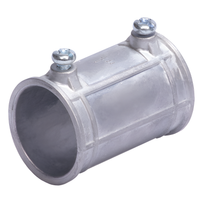 Cople 3/4\" (19mm) Pared Delgada Con Tornillo (Tipo Americano) Galvanizado, Etiqueta Verde.
