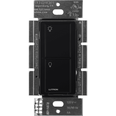 Interruptor inteligente de pared on/off, requiere cable neutro, control remoto vía app y Pico, Caseta Wireless