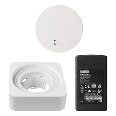 Kit de procesador para sistema de iluminación RadioRA 3, alimentación PoE, hasta 100 dispositivos Clear Connect Tipo X y 95 Tipo A, incluye inyector PoE y cables Ethernet