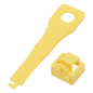 Protector de Bloqueo LockIT, para Salida RJ45, Incluye una Llave Universal, Bolsa con 10 Piezas